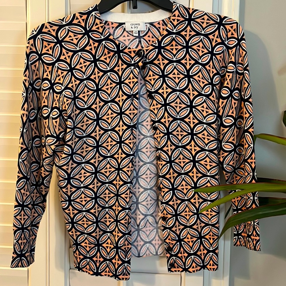 XS crown and ivy cardigan
